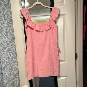 Lilly Pulitzer Pink Zoya Ruffle Romper